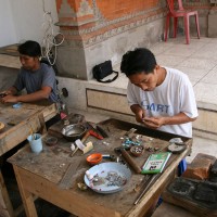 You can find a lot of manual labor in Bali.