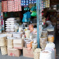 At the grocery store in Bali you can find all kinds of local products.