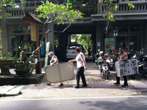 Buy art in Bali.
