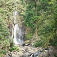 During a walk in Bali you will see beautiful waterfalls.