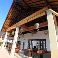 On the terrace of the holiday Bima Sena can you enjoy lounging.