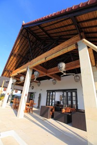 On the terrace of the holiday Bima Sena can you enjoy lounging.